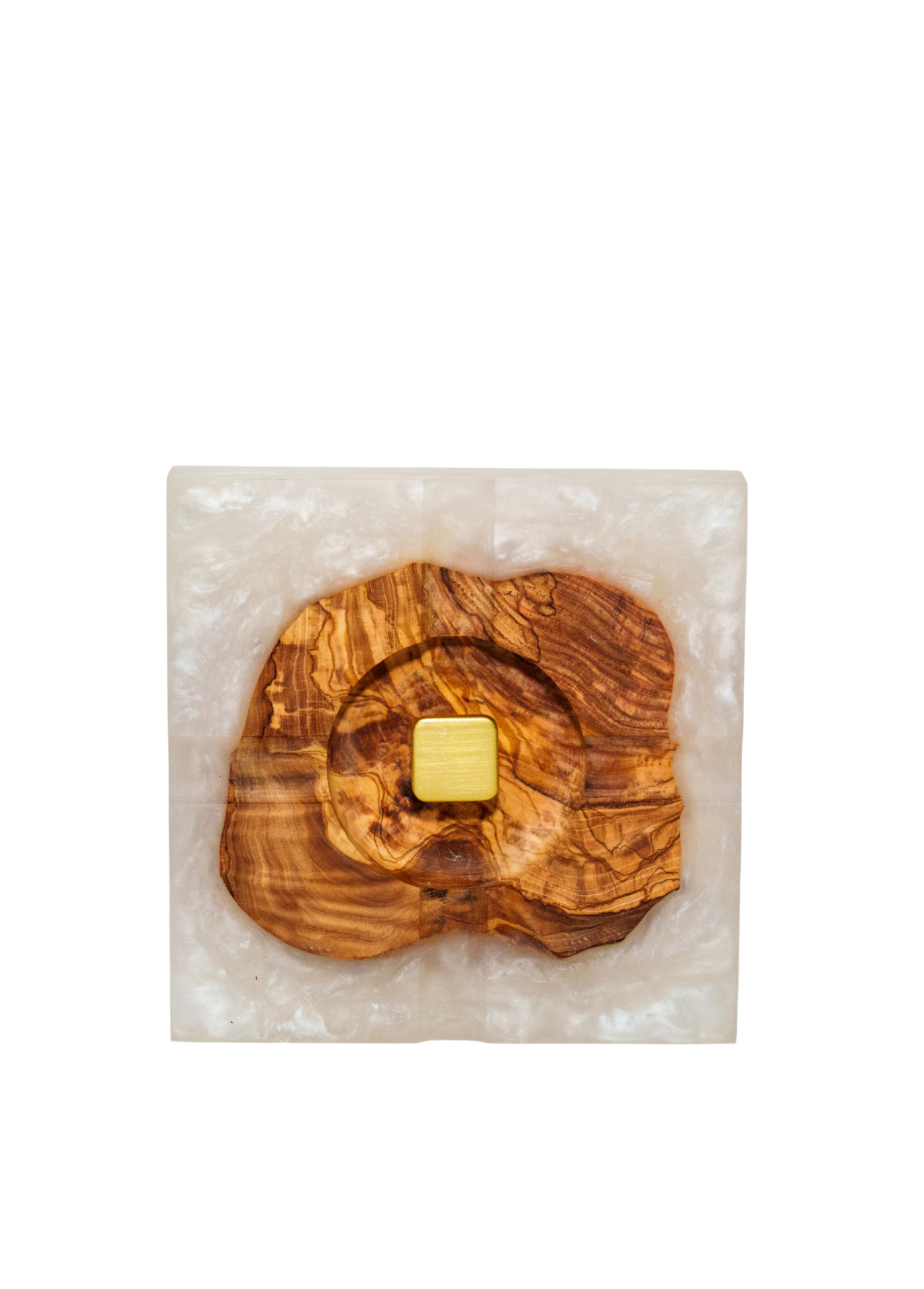 Marleen Sedef Altın Renkli Aksesuarlı Dekoratif Küllük