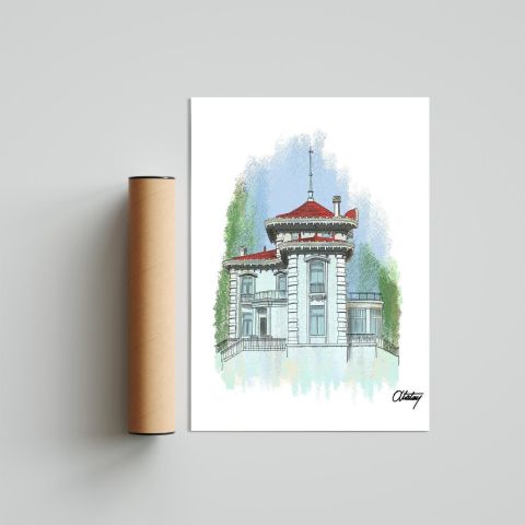 Atatürk Köşkü Poster Tablo