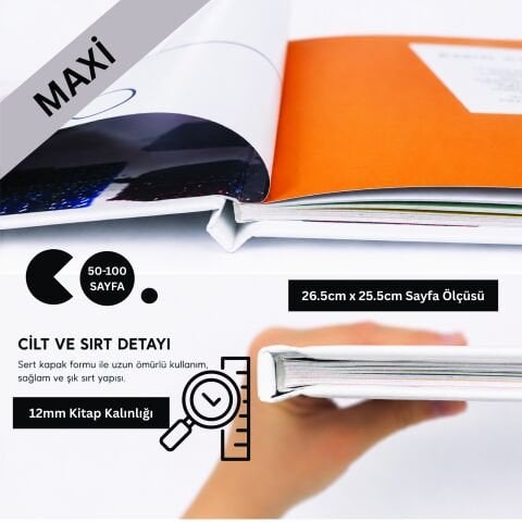 Kraftco Maxi Kitap (50-100 Sayfa)