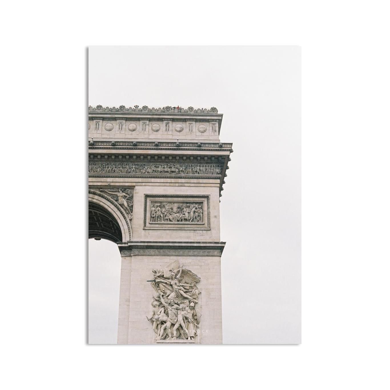 Paris Zafer Takı Kanvas Tablo