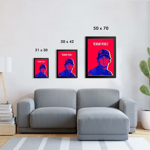 Sergio Perez Poster Tablo