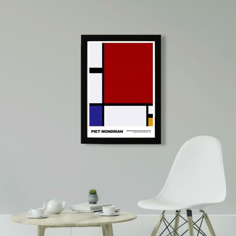 Piet Mondrian Red, Blue and Yellow