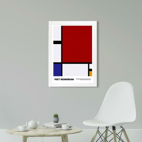 Piet Mondrian Red, Blue and Yellow