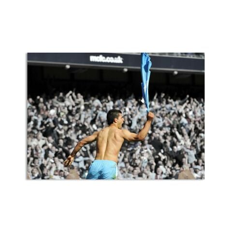Sergio Kun Agüero, Manchester City Kanvas Tablo