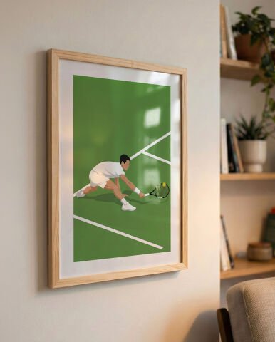 Carlos Alcaraz, Tenis Poster Tablo