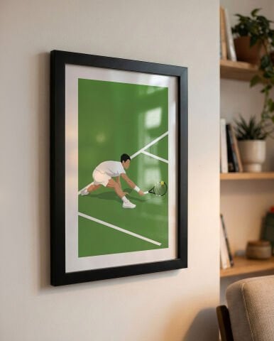 Carlos Alcaraz, Tenis Poster Tablo