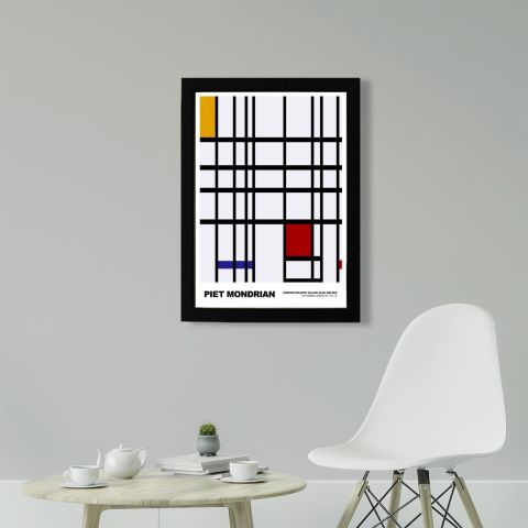 Piet Mondrian Yellow, Blue and Red