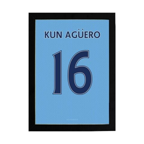 Agüero Forma Poster Tablo