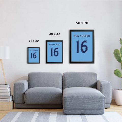 Agüero Forma Poster Tablo