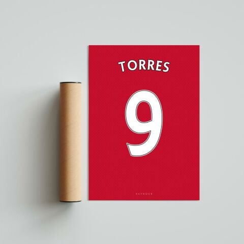 Fernando Torres Forma Poster Tablo