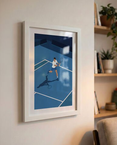 Novak Djokovic, Tenis Poster Tablo