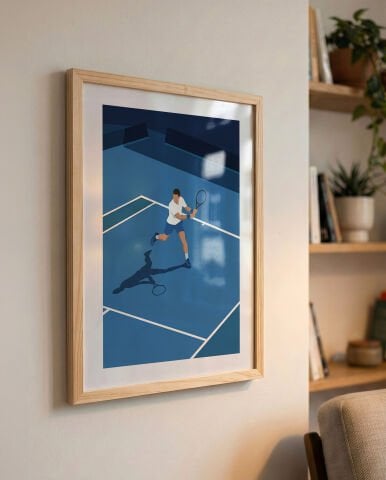 Novak Djokovic, Tenis Poster Tablo