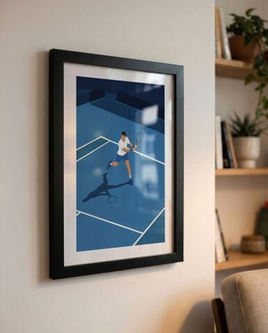 Novak Djokovic, Tenis Poster Tablo