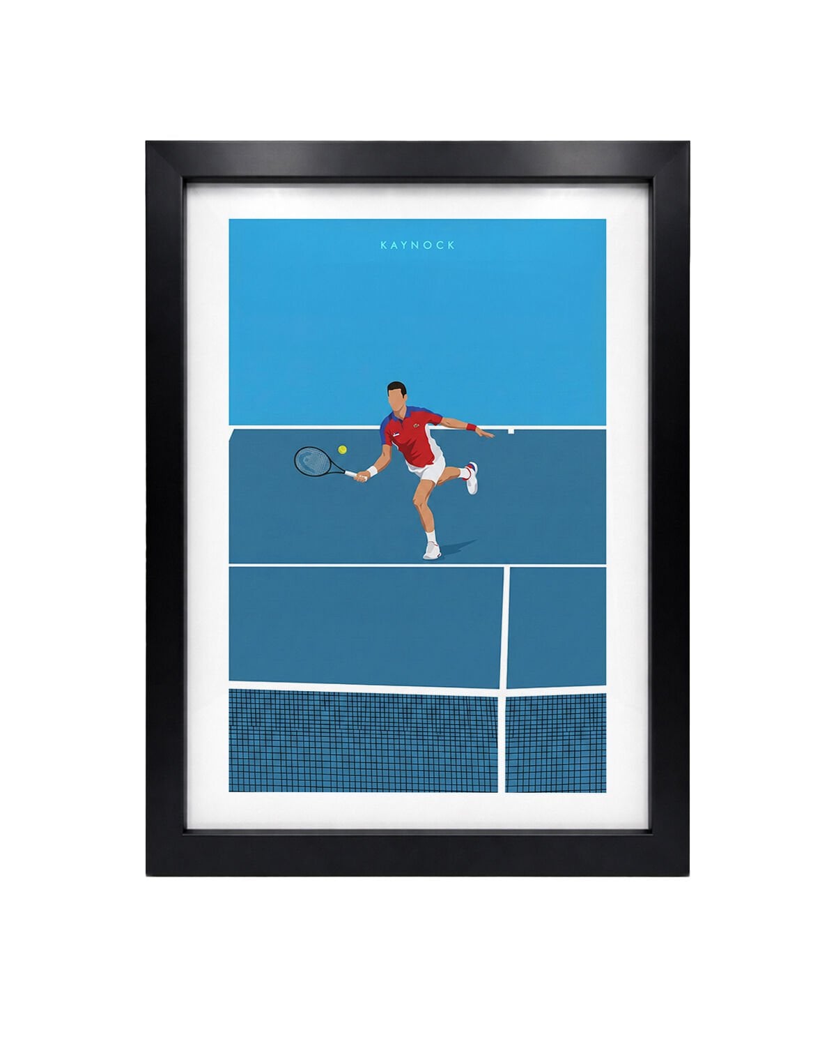 Novak Djokovic, Tenis Poster Tablo