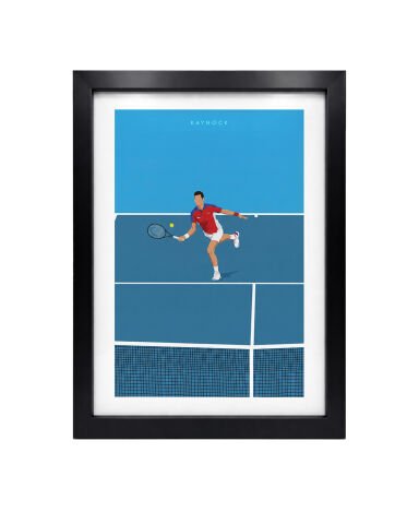 Novak Djokovic, Tenis Poster Tablo