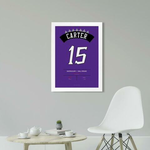 Vince Carter Forma Poster Tablo