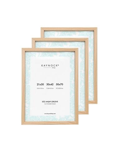 Ahşap Çerçeve 3'lü Set