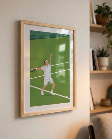 Roger Federer, Tenis Poster Tablo