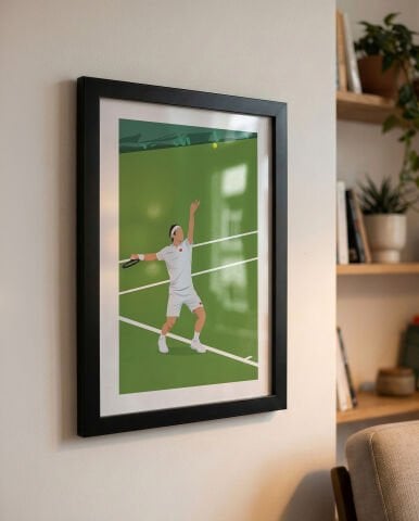 Roger Federer, Tenis Poster Tablo