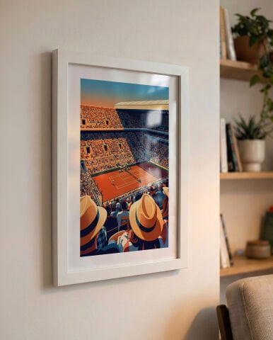 Roland Garros, Tenis Poster Tablo