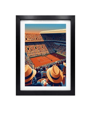 Roland Garros, Tenis Poster Tablo
