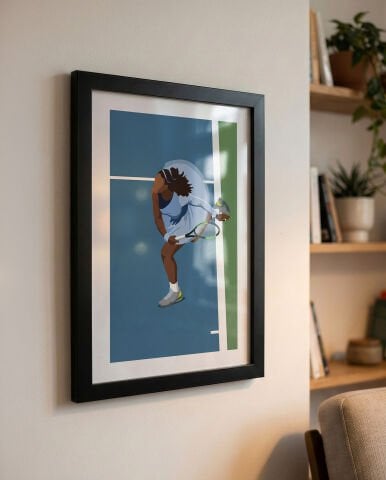 Serena Williams, Tenis Poster Tablo