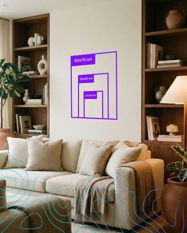 Tenis Topları, Tenis Poster Tablo