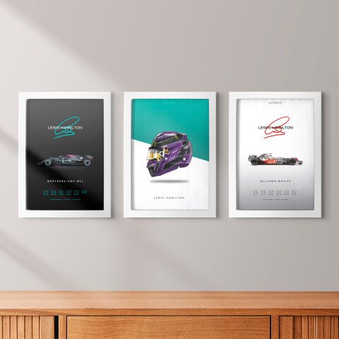 Lewis Hamilton 3'lü set