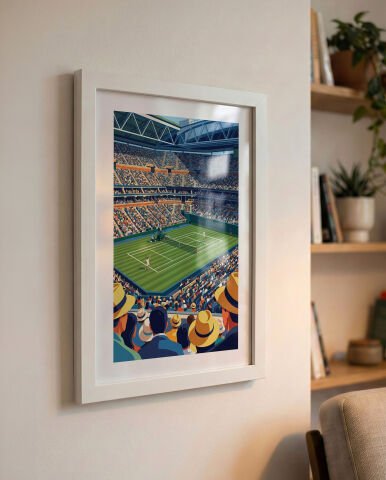 Wimbledon Stadium, Tenis Poster Tablo