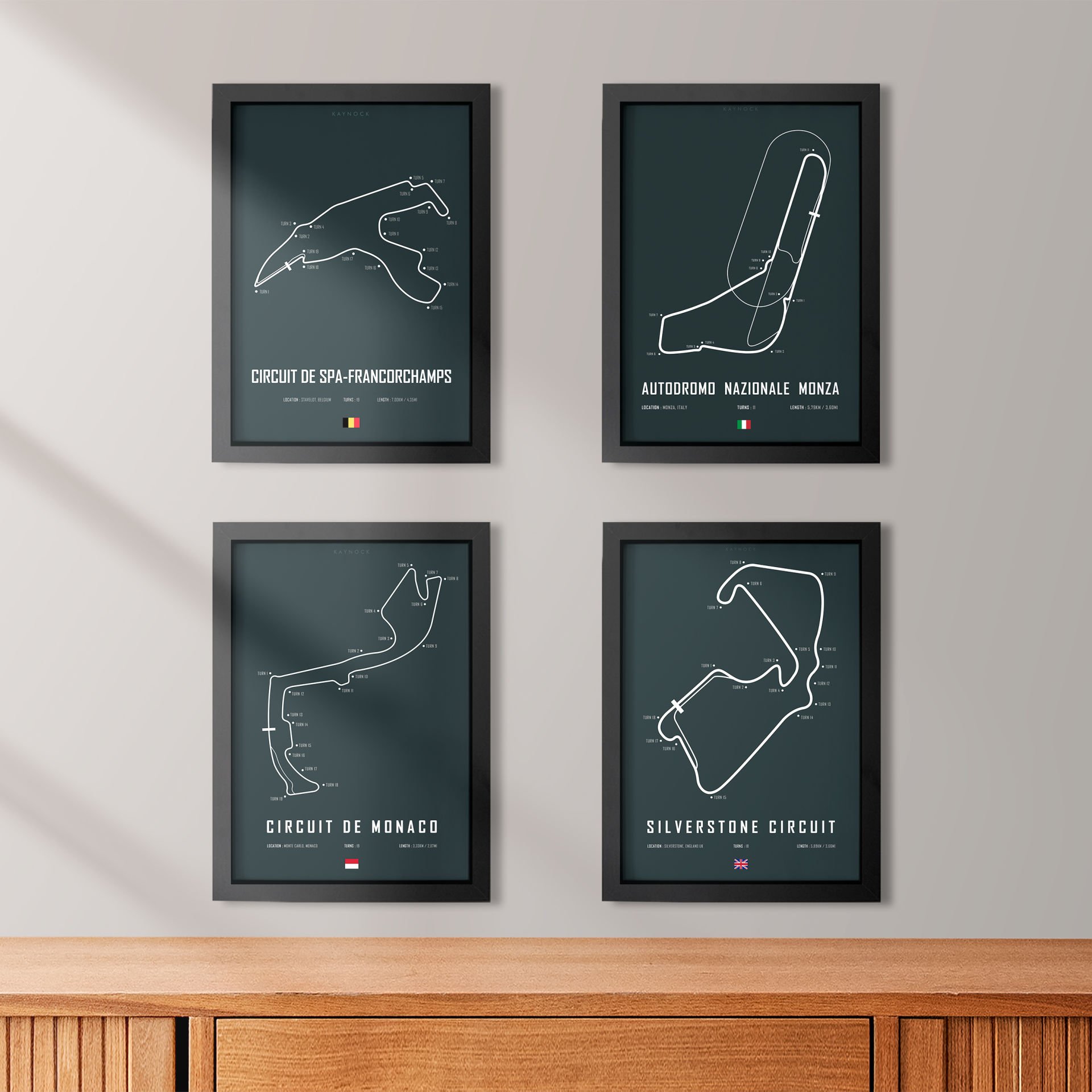 F1 Pistler 4'lü set