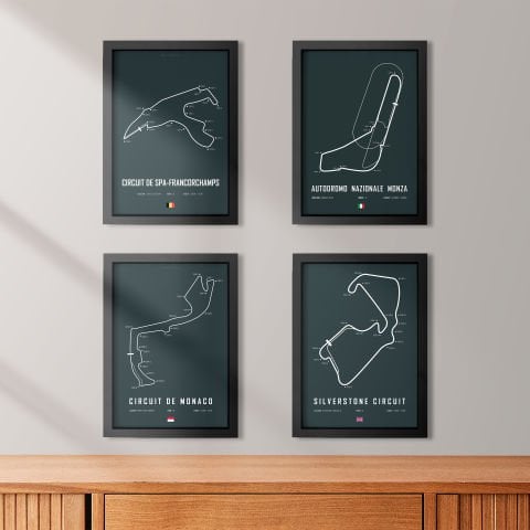 F1 Pistler 4'lü set