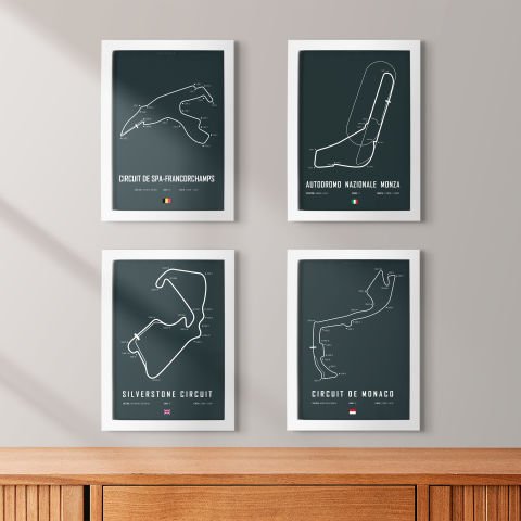 F1 Pistler 4'lü set
