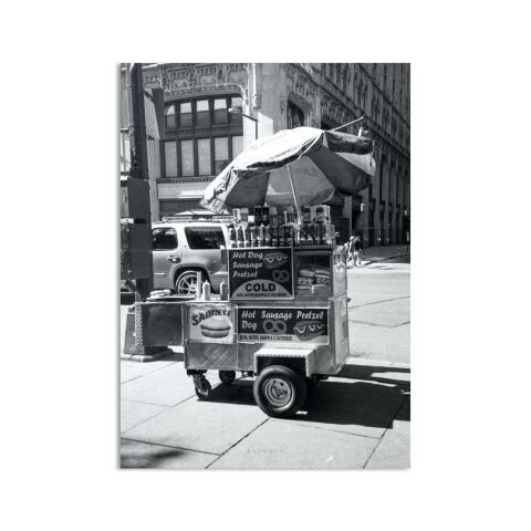 Hot dog New York Kanvas Tablo