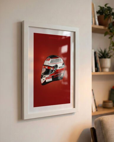 Kimi Raikkonen Kask, Formula 1 Poster Tablo
