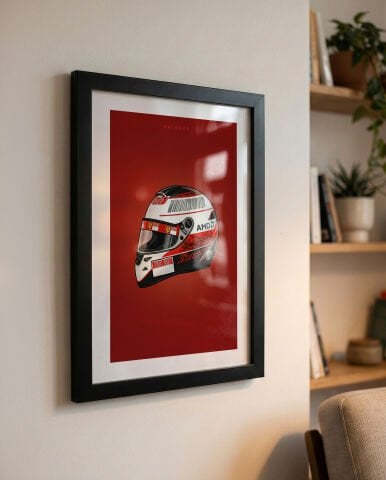 Kimi Raikkonen Kask, Formula 1 Poster Tablo