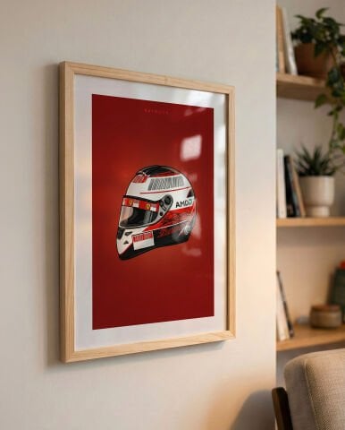 Kimi Raikkonen Kask, Formula 1 Poster Tablo
