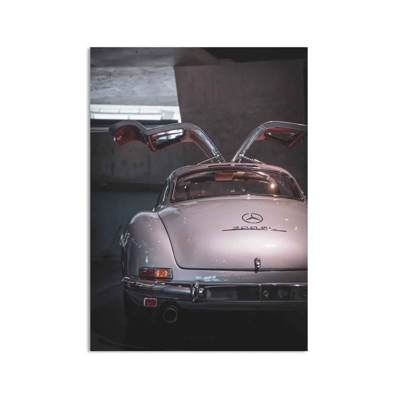 Mercedes 300SL Kanvas Tablo