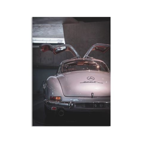Mercedes 300SL Kanvas Tablo