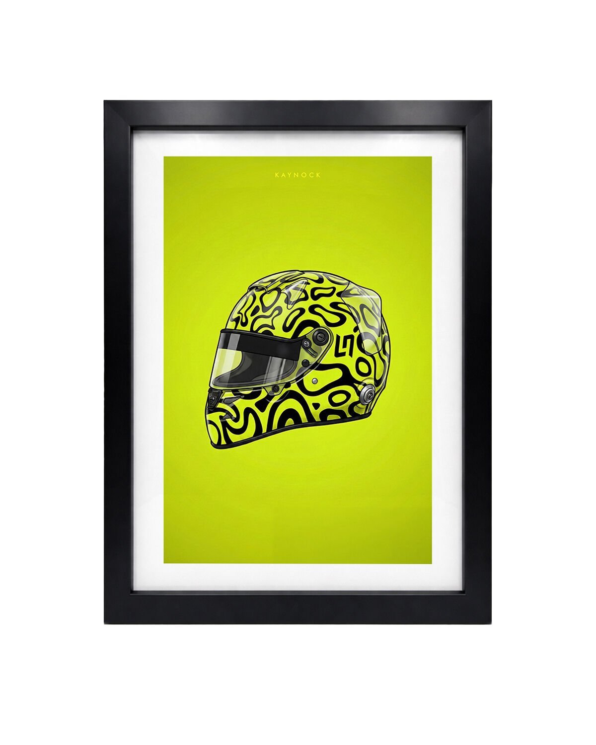 Lando Norris Kask, Formula 1 Poster Tablo