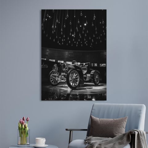 Mercedes Vintage Kanvas Tablo