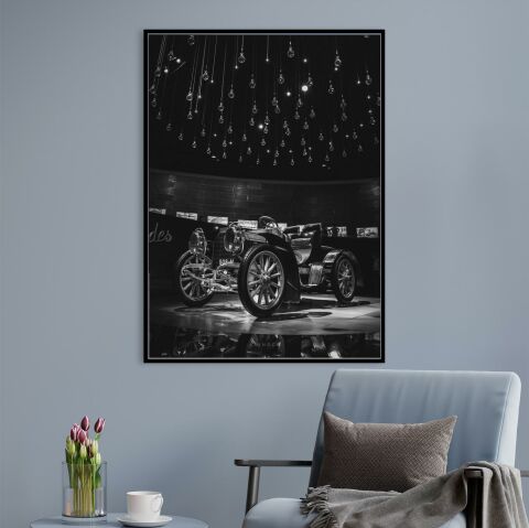 Mercedes Vintage Kanvas Tablo