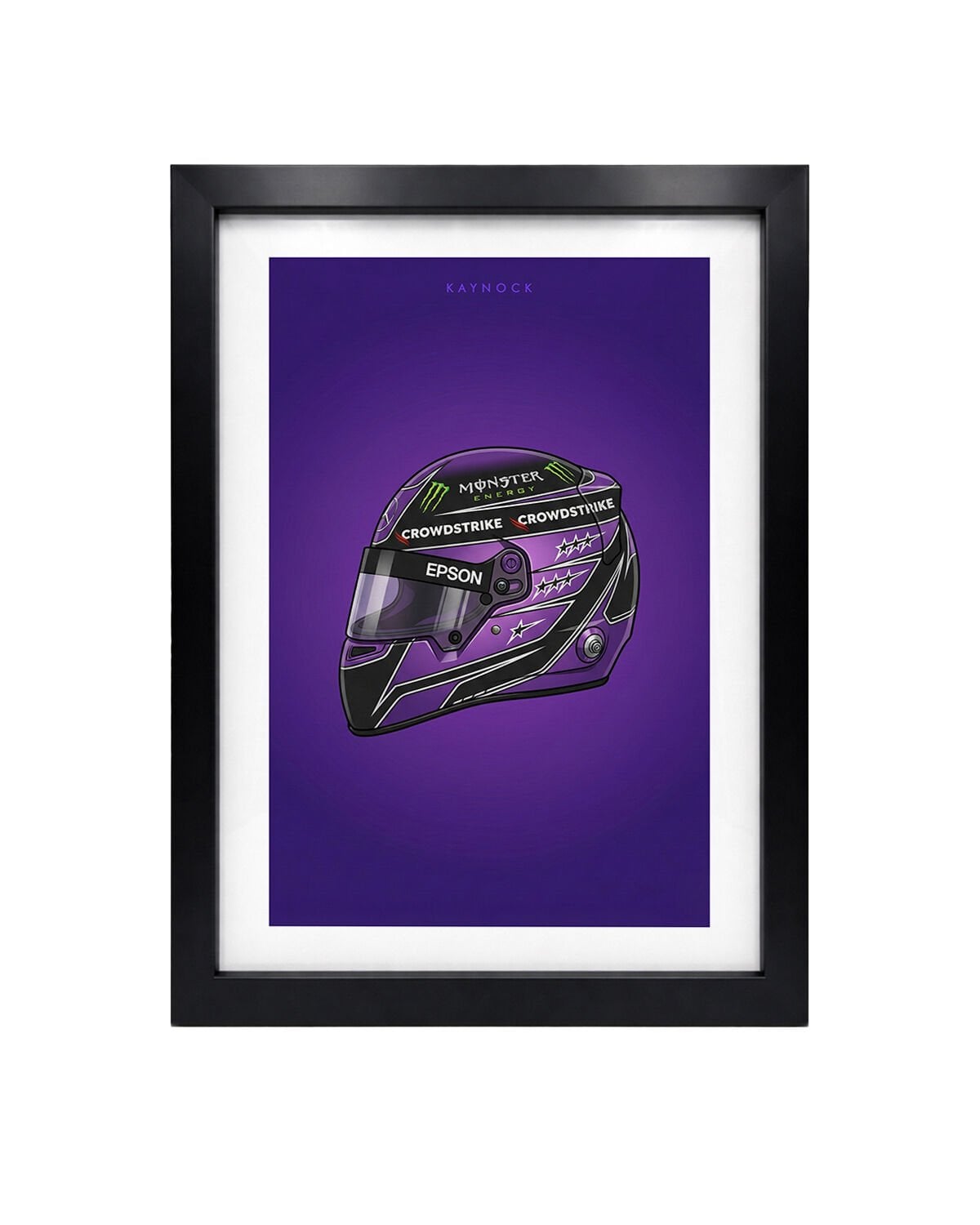 Lewis Hamilton Kask, Formula 1 Poster Tablo