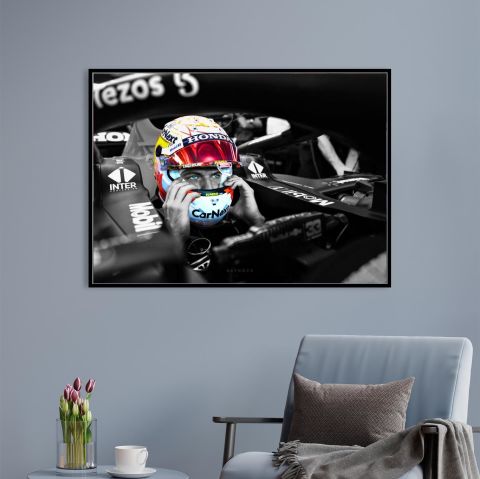 Max Verstappen Kanvas Tablo