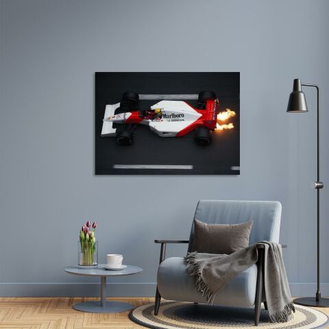 Ayrton Senna, Formula 1 Kanvas Tablo
