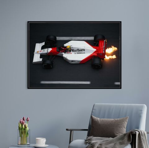 Ayrton Senna, Formula 1 Kanvas Tablo