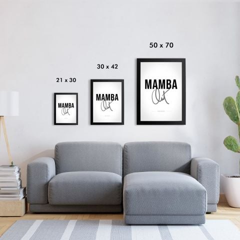 Mamba Out Poster Tablo