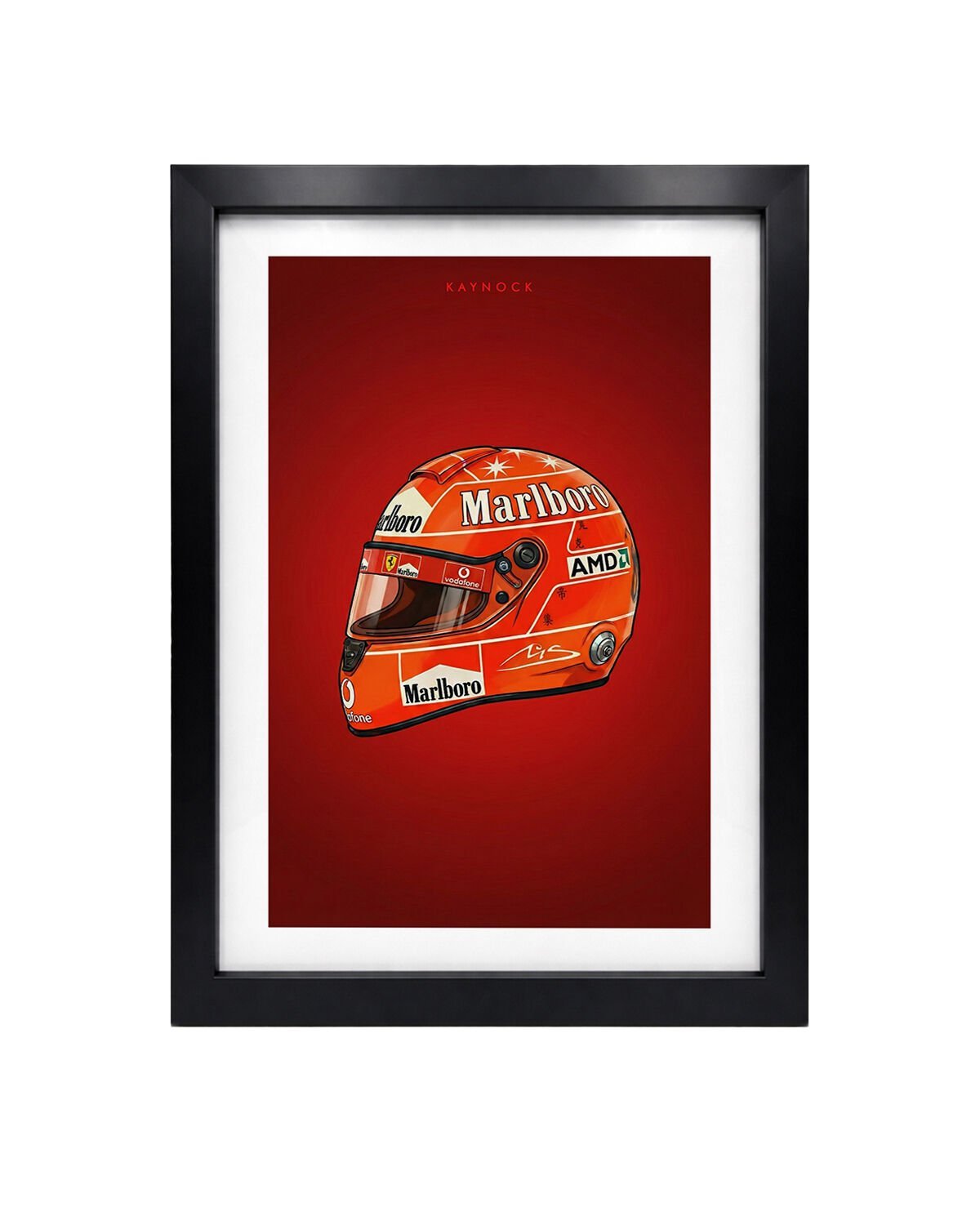 Michael Schumacher Kask, Formula 1 Poster Tablo