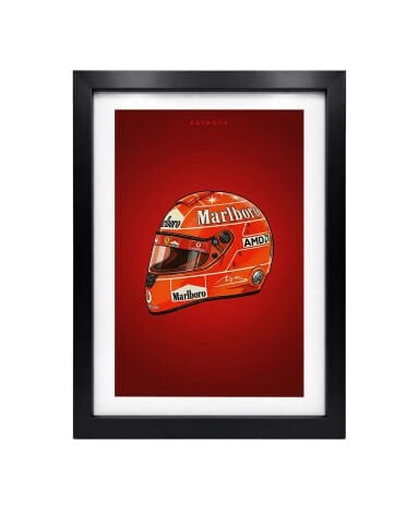 Michael Schumacher Kask, Formula 1 Poster Tablo